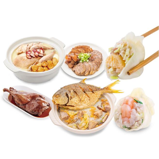 虾皮购物的「果贸吴妈家」玉兔迎春三喜福气组，原价2204元起，优惠价1396元起。（虾皮购物提供）