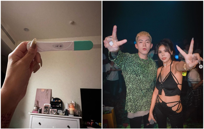 蕾菈今22日宣布怀孕。（图／IG@la.112814）