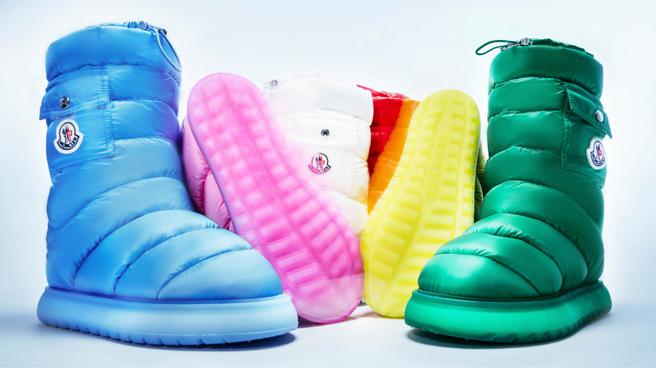 MONCLER Gaia Pocket Mid，沿用经典外套同款布丁结构，採用填充羽绒与绗缝设计。（MONCLER 提供）