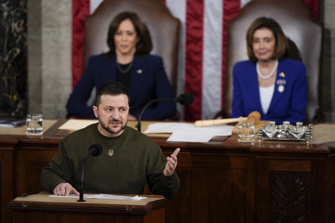 乌克兰总统泽伦斯基（Volodymyr Zelenskyy）。(图/美联社) 