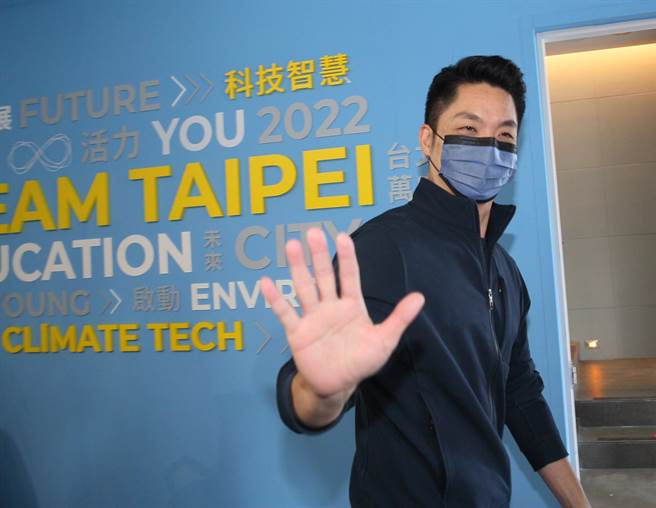 准台北市长蒋万安23日公布就职前最后一波小内阁名单，并接受媒体採访。（张铠乙摄）