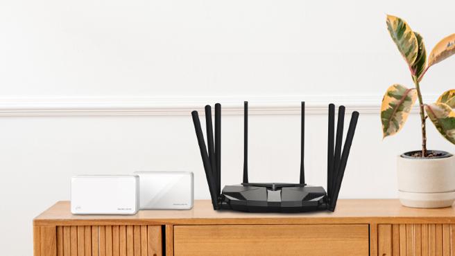 MERCUSYS推出全新年度Wi-Fi 6超级双星MR90X、Halo H90X，主打快速、大坪数或多隔间空间也能使用。（MERCUSYS提供）
