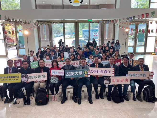 2022玄奘大學高教深耕成果展盛大開幕。(照片/玄奘大學提供)