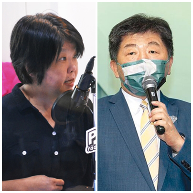 黄光芹（左）、陈时中（右）。（资料照片合成）