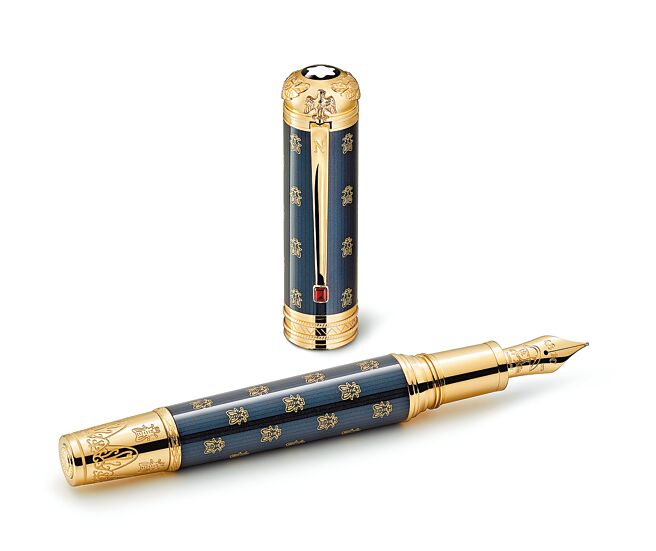 萬寶龍藝術贊助系列致敬拿破崙限量款4810鋼筆，10萬4800元。（Montblanc提供）