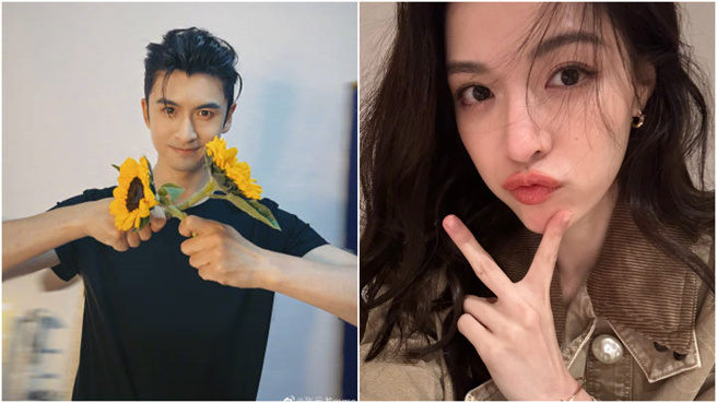 张云龙与锺楚曦合作过电视剧《最遥远的距离》。(图／翻摄自张云龙微博、锺楚曦微博)