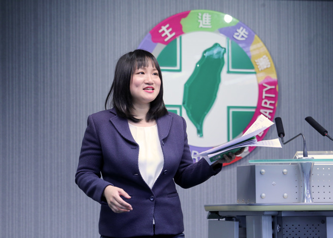民进党发言人谢佩芬。（资料照,黄世麒摄）