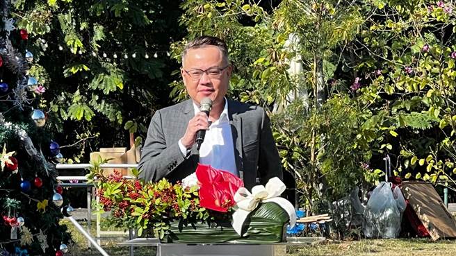 清景麟建筑团队董事长林聪麟事业有成，多次返乡做公益。（柯宗纬摄）