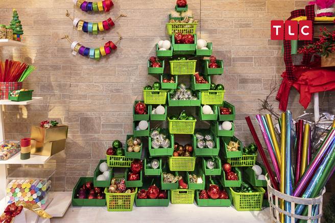 《工艺高手过佳节》节目里，工作室中琳琅满目的素材有助于参赛者们发挥创意。（TLC提供）