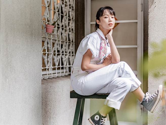 王渝屏有张高级厌世脸。（罗永铭摄）