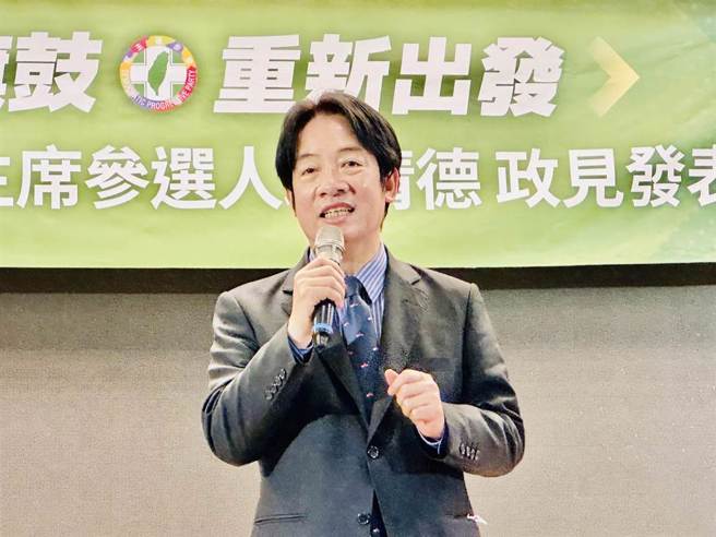 李永萍認為，侯友宜是賴清德（圖）的天敵，也是剋星。（資料照，廖志晃攝）