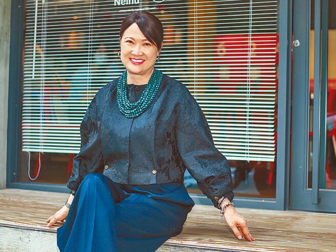 洪慧芳今年以《花路阿朱妈》入围金马影后。（粘耿豪摄）