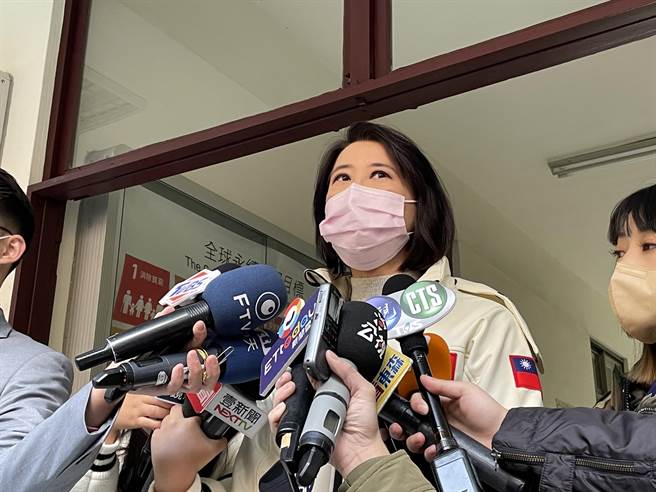 国民党台北市第3选区立委补选候选人王鸿薇。（蔡佩珈摄）