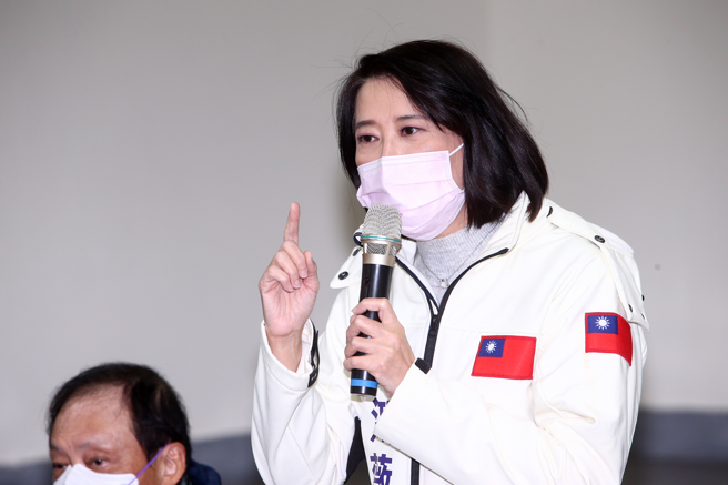 台北市立委第三選區補選國民黨候選人、身兼台北市議員的王鴻薇。（鄧博仁攝）