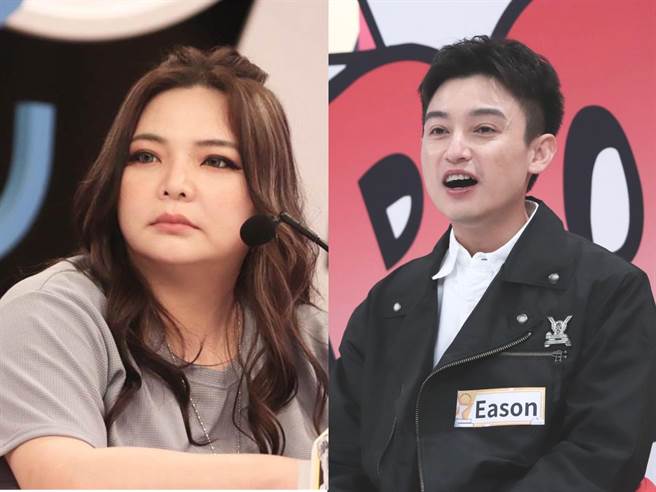 Eason（右）透露小甜甜乱爆料，害其他艺人误会他被鬼跟。（资料照片、中天综合台提供）