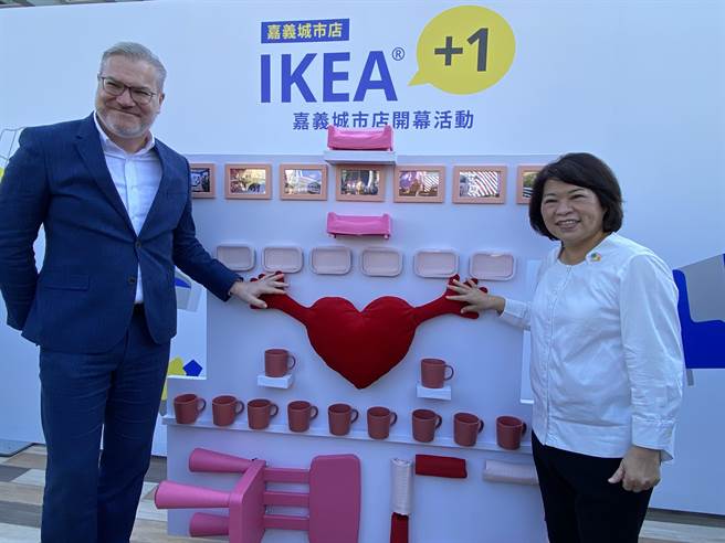 IKEA「＋1」嘉义城市店今天开幕。（廖素慧摄）