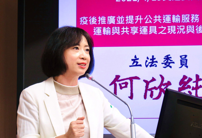 民進黨立委何欣純贊同還稅於民，支持發現金券。（資料照／立委何欣純服務處提供）