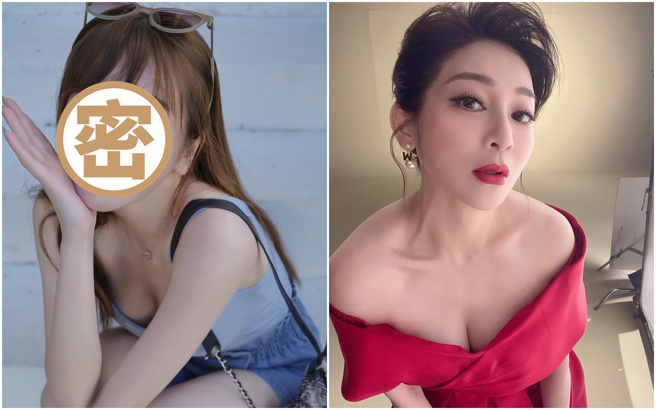 有网友在论坛分享筱崎泫美照，却被称像年轻版王彩桦。(图/筱崎泫IG、王彩桦脸书)