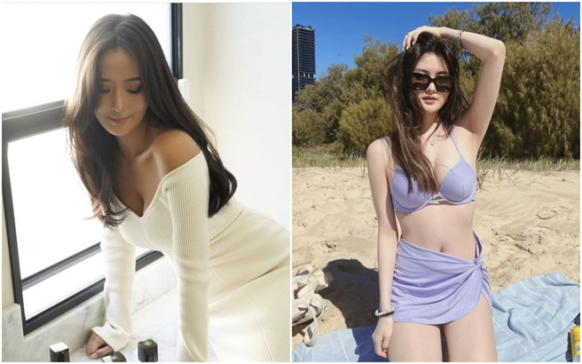 孙芸芸同框爱女晒出辣照，网友不禁讚嘆简直是姊妹。(图/孙芸芸IG、Trinity IG)