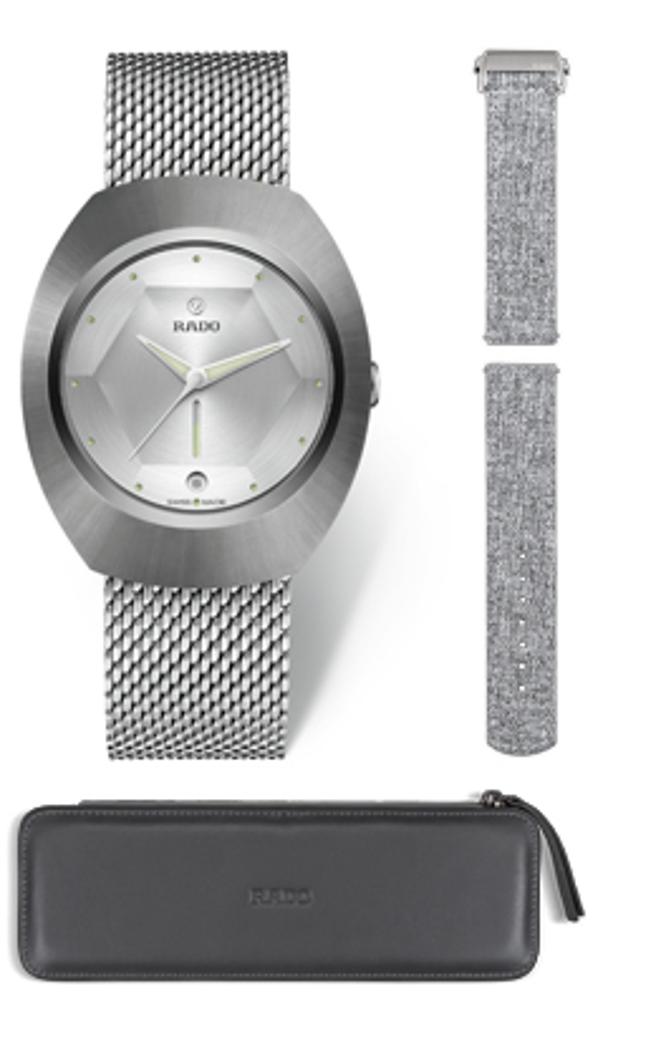 雷达表钻星系列DiaStar Original为庆祝60周年推出纪念腕表，5万7200元。（RADO提供）