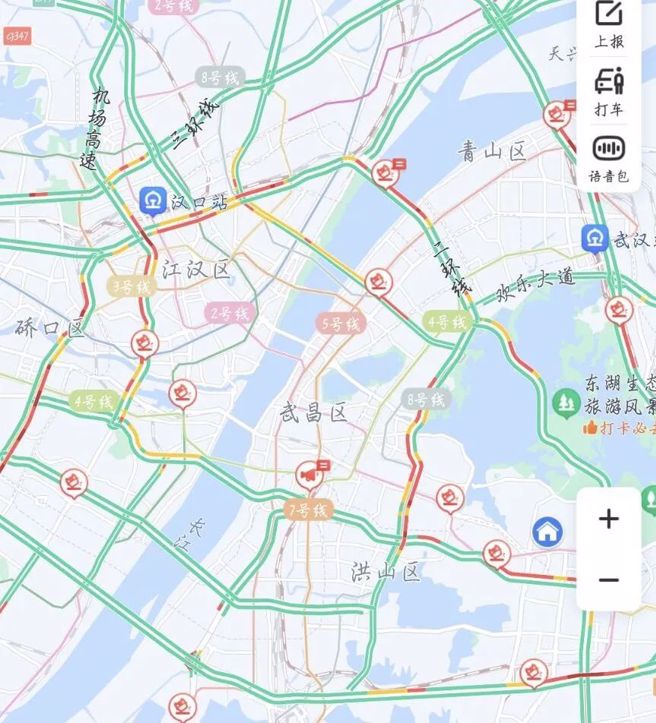 晚高峰令人遗憾地恢復了。（作者提供）