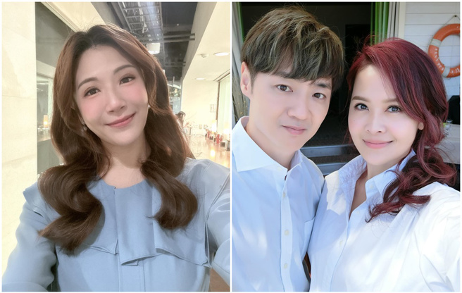 郑亦真挺宋逸民教会。（图／FB@新闻主播 郑亦真）