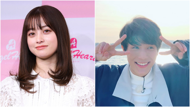 橋本環奈與中川大志熱戀中。(圖／達志影像、中川大志IG)