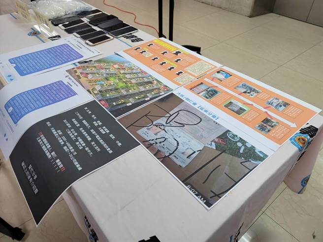 刑事局破获「竹联帮明仁会在柬分会」，逮捕10名潜逃回台的成员。(翻摄照片／林郁平台北传真）