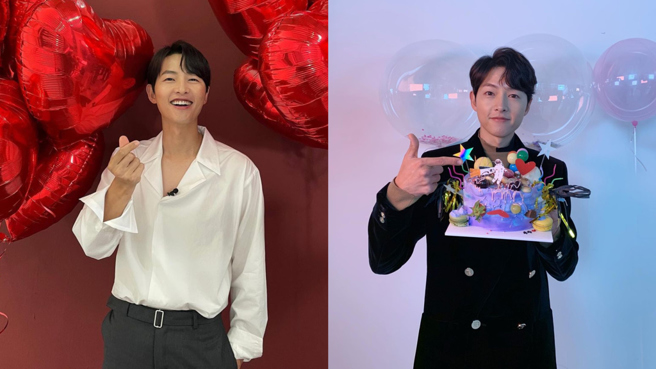 韩国男神宋仲基昨（26）日认爱英国女友凯蒂露易斯桑德斯（Katy Louise Saunders），造成轰动。（图／摘自宋仲基IG）