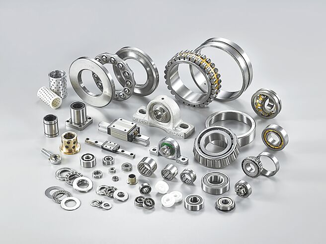 必旺軸承推出的各類精密型微型軸承，規格齊全，可現貨供應業界。圖／必旺軸承提供