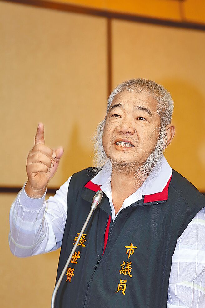 台南市議員張世賢。（本報資料照片）