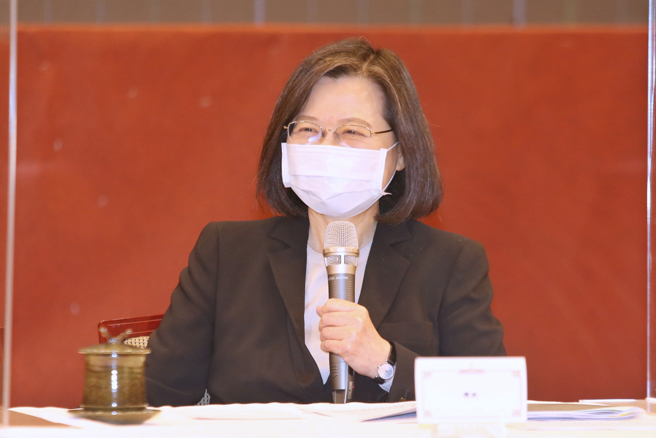 蔡英文總統27日親自主持強化全民國防兵力結構調整方案記者會。（資料照,杜宜諳攝）