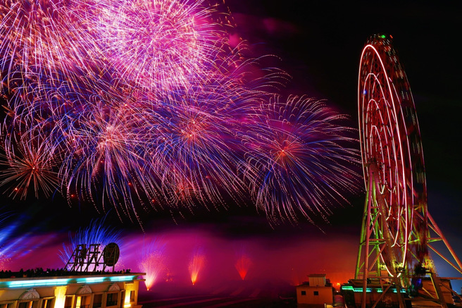 Kaohsiung Yida exclusively creates 999-second fireworks.  (Photo/Photo taken from Yida World official website)