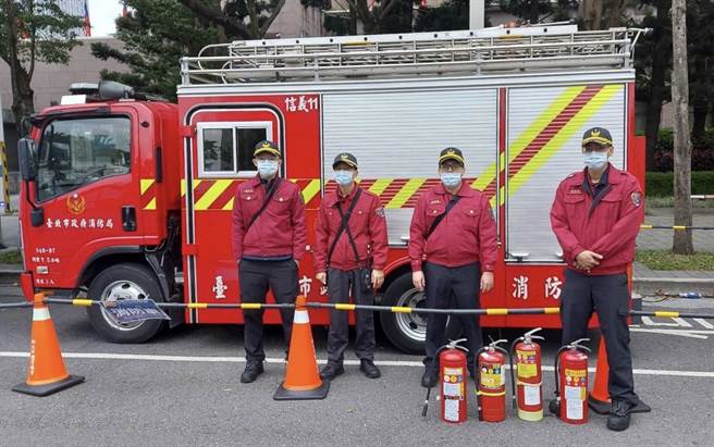 北市消防局表示已做好跨年晚會整備工作。（翻攝照片／林郁平台北傳真）