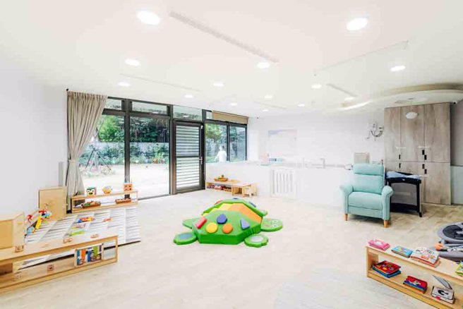 中坜新街金华托婴中心，具有友善、人本与优质的托育环境。(图／桃园市政府提供)