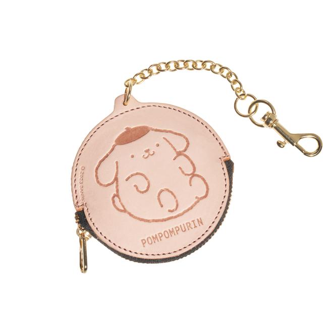 台湾袋包品牌satana，布丁狗联名款小圆球零钱包(原皮色)，980元。（satana提供）