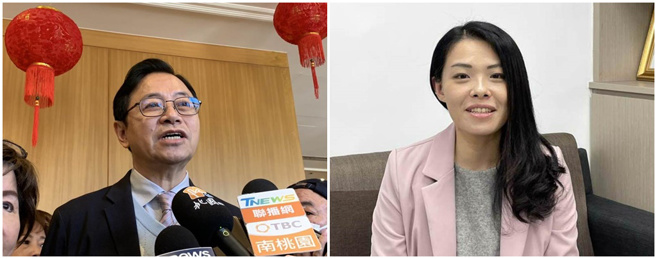 新竹市长高虹安(右图)要查大秘宝，桃园市长张善政(左图)也要查弊案。(本报资料照片)