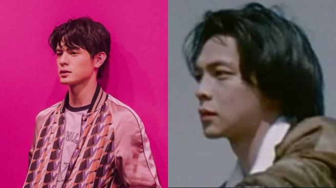 邱以太简直是完美继承爸爸高人杰的帅气顏值。（图／翻摄邱以太IG、翻摄网路）