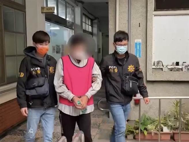 屏东县枋寮乡26日凌晨发生随机抢案，案发2天后警方在高雄小港区逮获48岁惯窃唐嫌，讯后依恐吓取财未遂、抢夺未遂等罪嫌移送。（警方提供／谢佳潾）