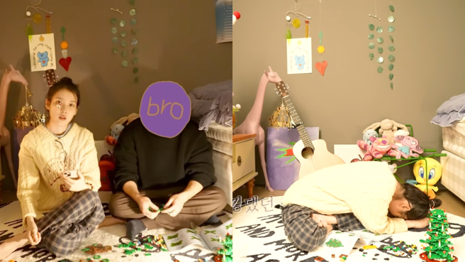 IU录了4小时影片才发现没录到一大半内容。(图/IU Youtube)