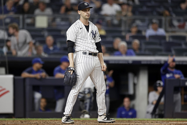 盧特奇近2年出賽防禦率不到3，卻被洋基放進DFA名單。(美聯社)