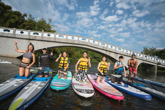 ▲青草湖水上活动。(图／新竹市政府提供)
