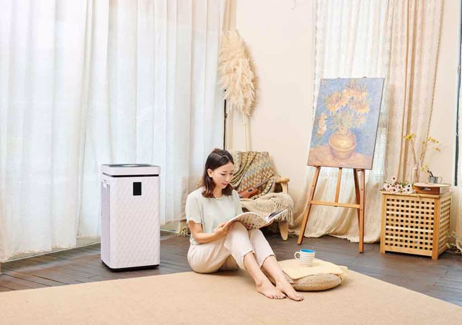 ▲中宇GO清净600A、800A空气清净机，有助于家中随时维持好空品。
(图／中钢集团提供)
