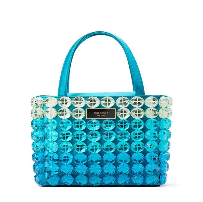 Kate Spade sam 糖果珠饰小号手提包，1万7100元。（Kate Spade 提供）