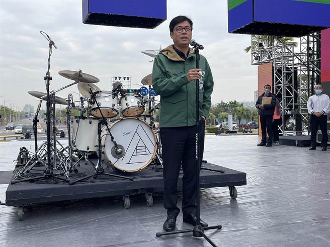 行政院29日舉行院會，但行政院以疫情為由，未邀六都首長列席行政院會，高雄市長陳其邁回應相關問題。（洪浩軒攝）