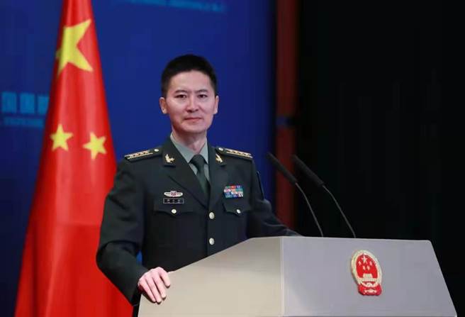 中国国防部新闻发言人谭克非大校。（中国国防部官网）