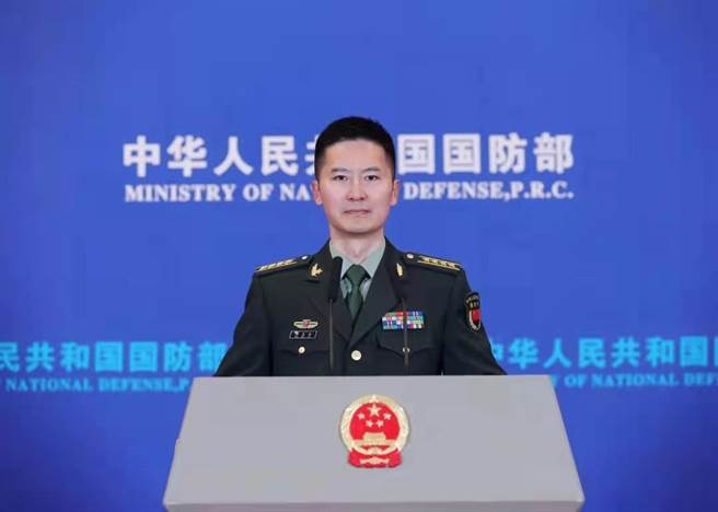 大陆国防部新闻发言人谭克非大校。（大陆国防部官网）