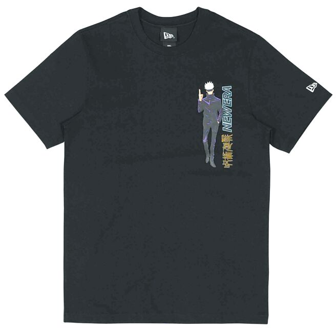 New Era 五条悟黑色短Tee，1680元。（New Era提供）