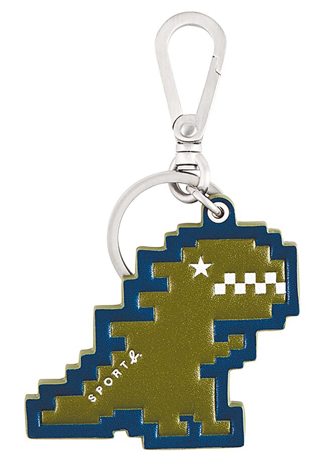 SPORT b. Pixel Dino钥匙圈，1980元。（agnes b.提供）