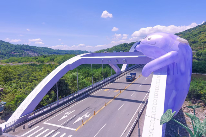 ▲甲仙大橋。(圖／林雅惠)

